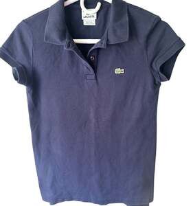 Lacoste Women’s Polo Shirt Size 38 (US Small/Medium) – Navy Blue, Cotton Blend